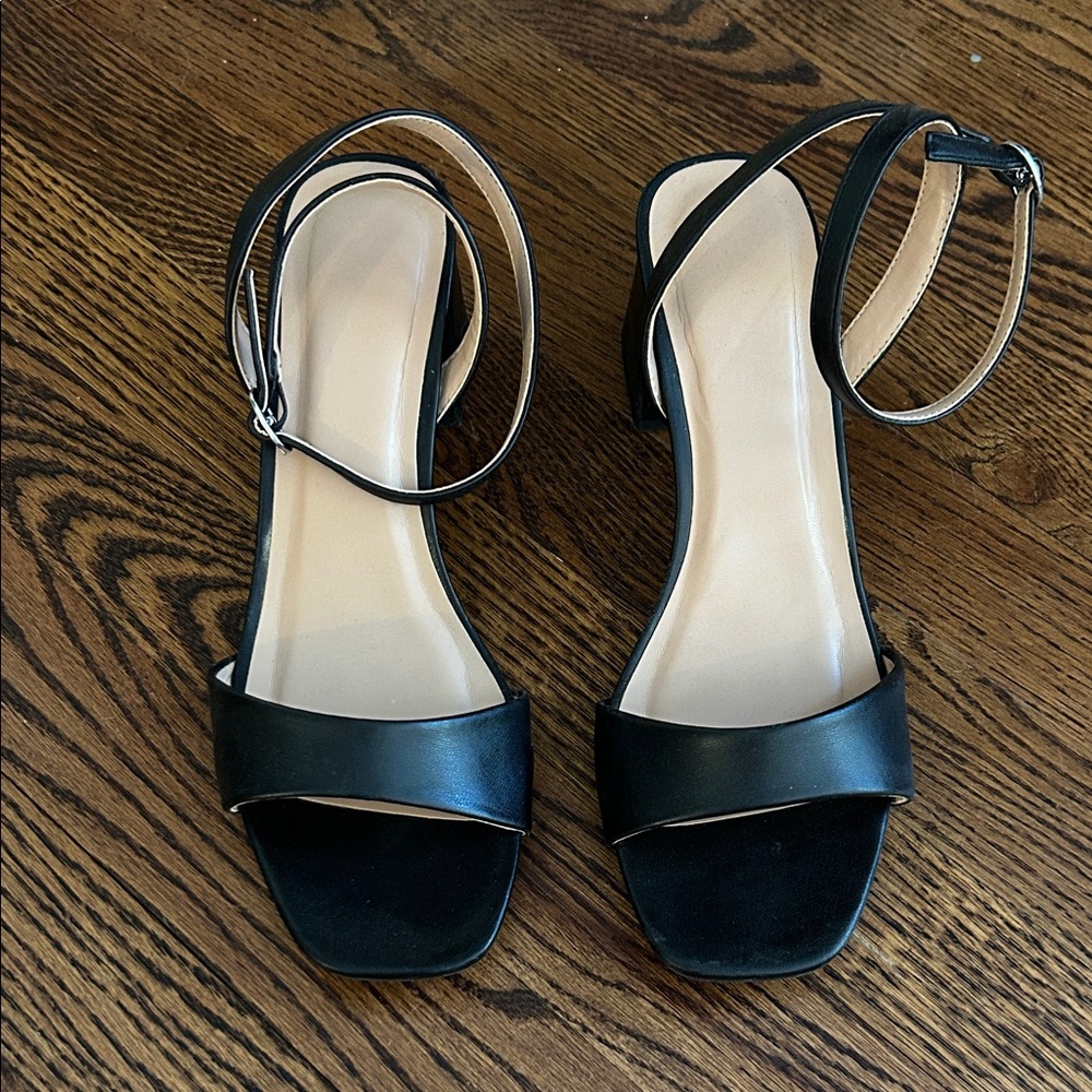 Black Strappy Sandals